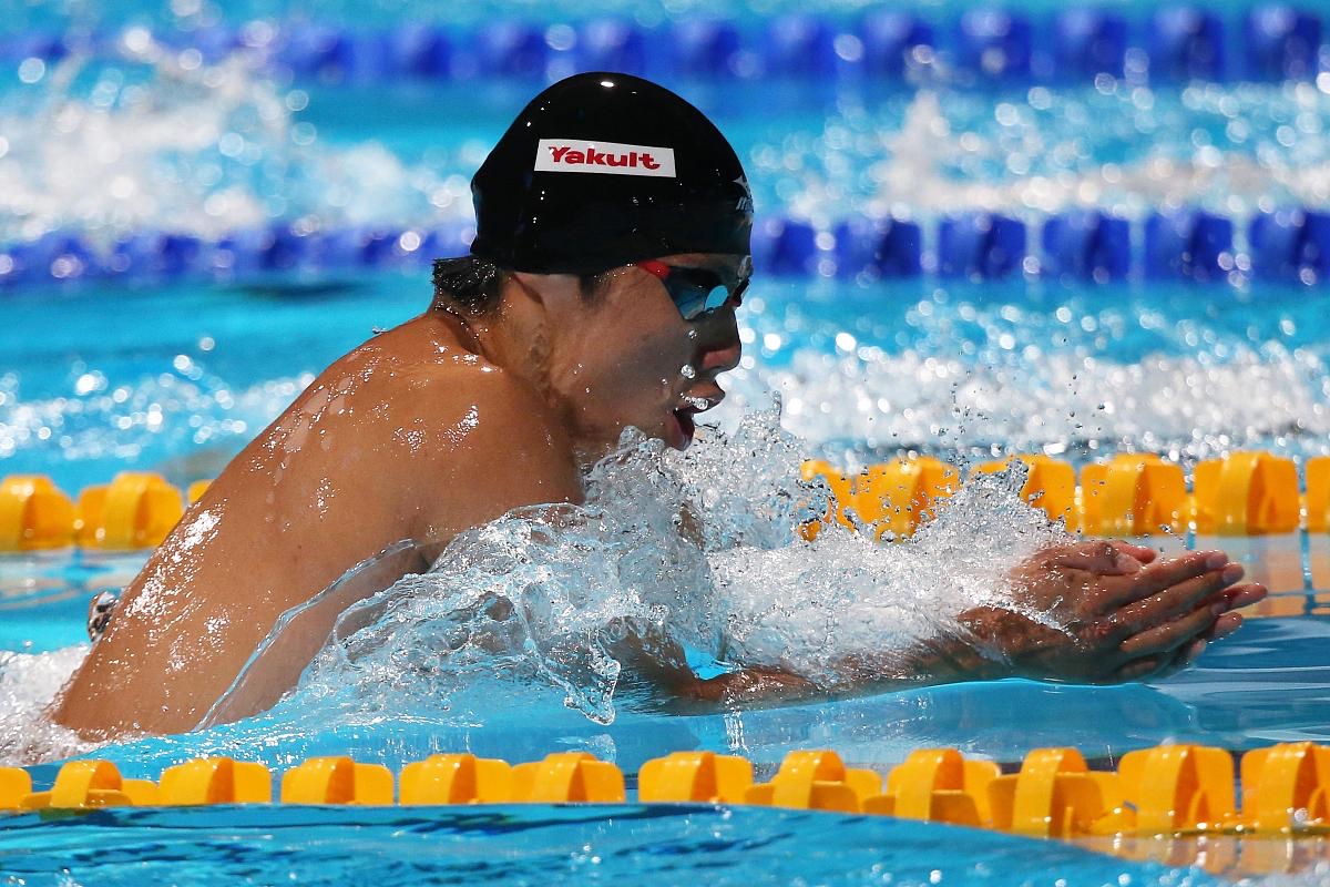 日本选手刷新游泳世界纪录! 日本选手刷新游泳世界纪录!