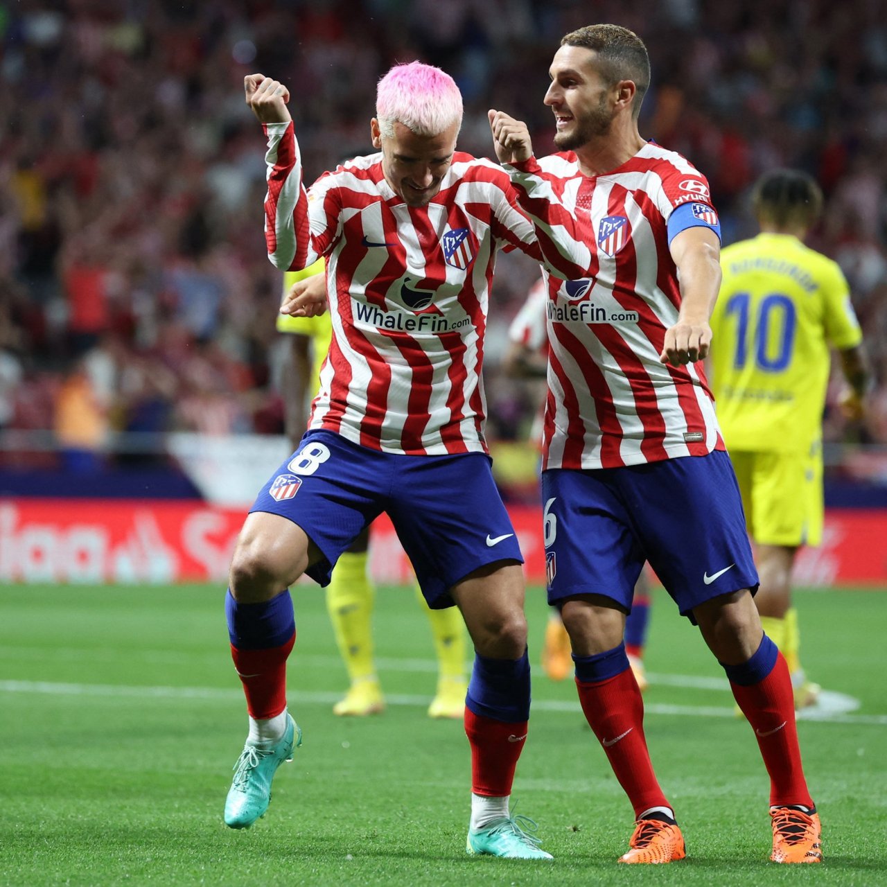 关于马赛强势马德里竞技，格列兹曼送出助攻的信息